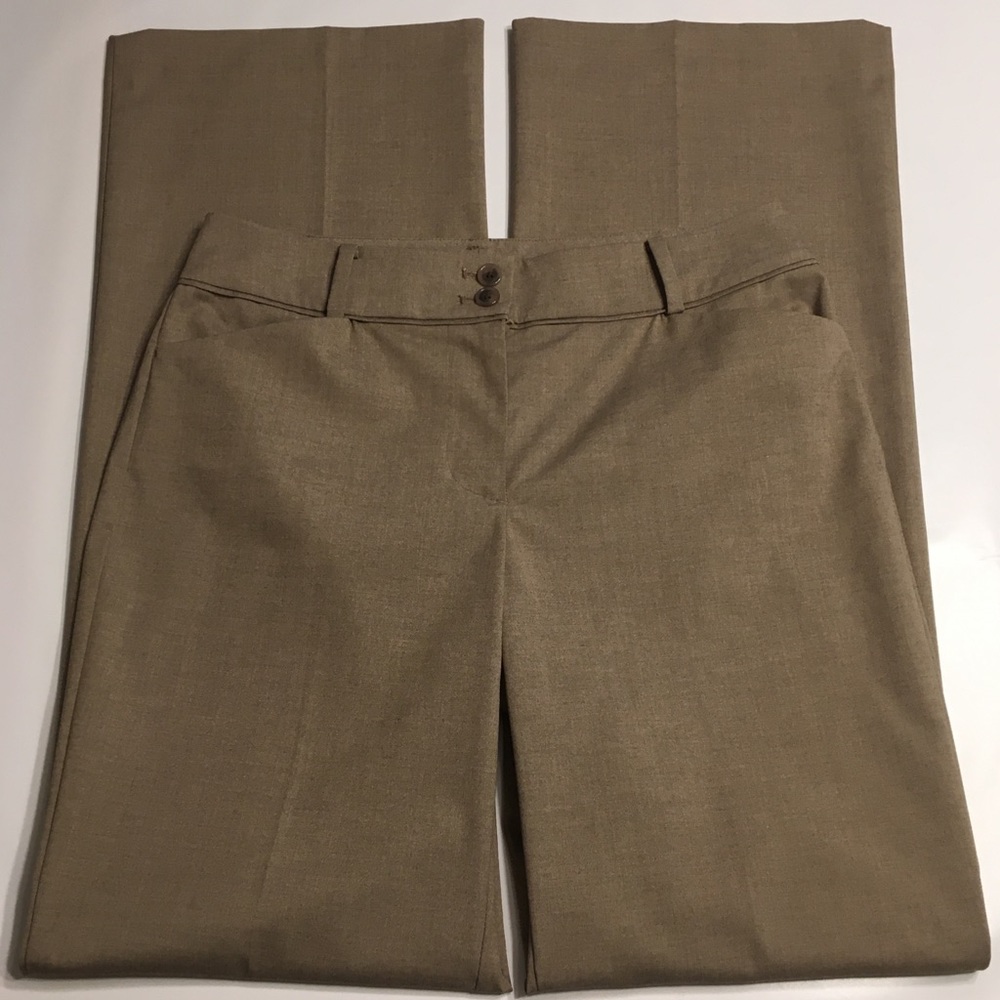 Ann Taylor Brown Dress Pants Size 2 Curvy